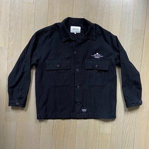Carhartt WIP Women's Black Button Up Long sleeve Shirt